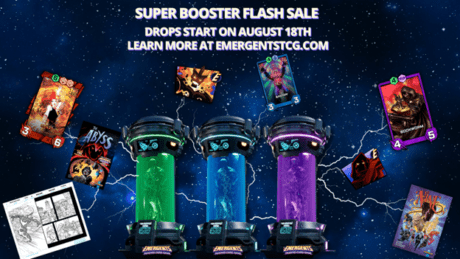 Emergents TCG Officially Moves To Public Beta With The Exclusive ‘Super Booster’ Pack Flash Sale